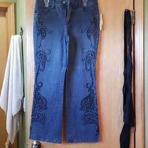 NWT Coldwater Creek Sequined Jeans